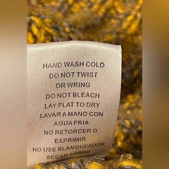 Rewind Beaver Sweater Mustard Brown Pink Knit Pullover Animal Graphic Quirky XL - Picture 5 of 6